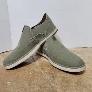 Rockport Austyn Slip On (Men’s Shoes 9.5) in Olive Canvas - NEW $_57.PNG?set_id=880000500F main image 3